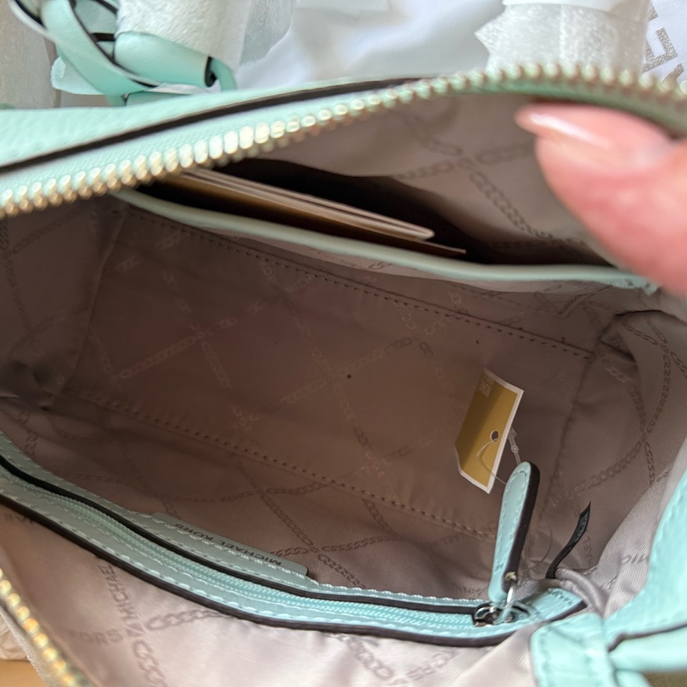 Michael Kors Aqua Mini Carine Satchel - Picture 5 of 5